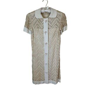 Vintage 1960s Shannon Rodgers Jerry Silverman Womens XS Mod Mini Dress Mad Men